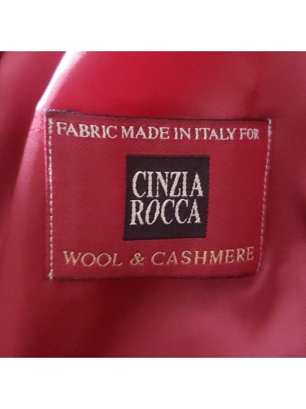 HP. Cinzia Rocca Fodera Bemberg Wool And Cashmere Coat - Picture 13 of 14